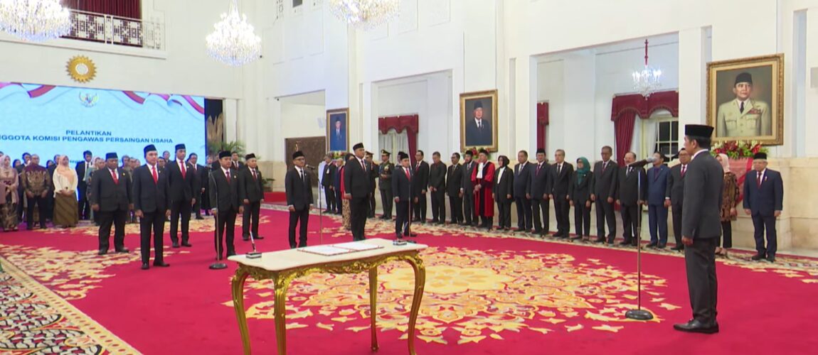 Presiden Lantik Anggota KPPU Periode 2024 – 2029